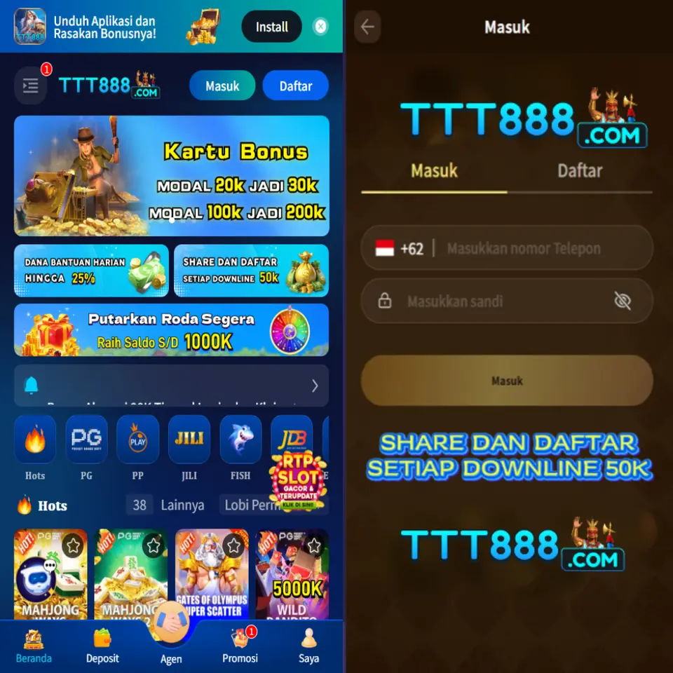 ttt888 Masuk